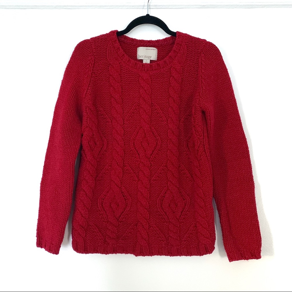 Banana Republic Heritage Cable Knit Sweater
